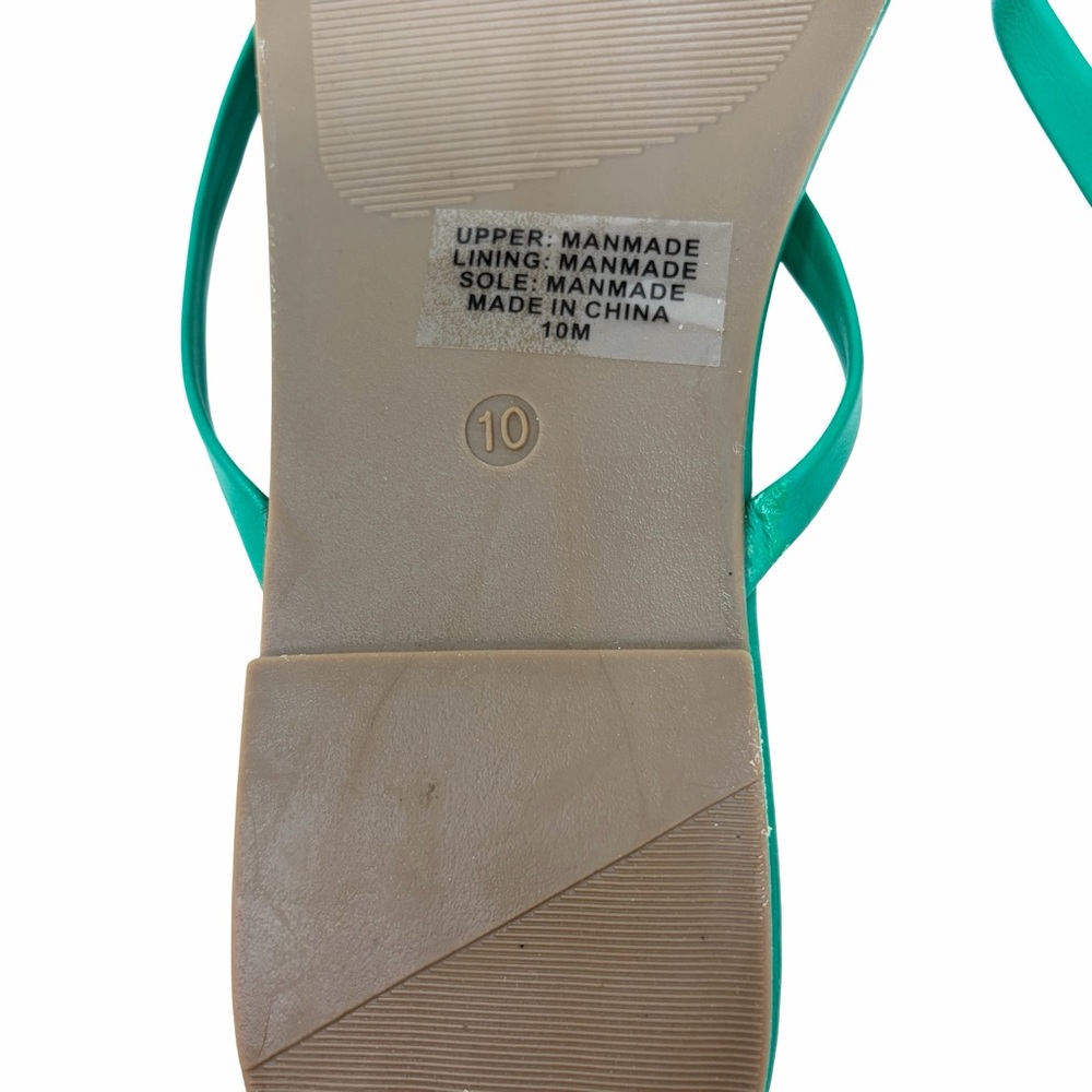 LOFT Modern Flip Flops in Juicy Lime, Size 10M NWOT - Picture 3 of 9